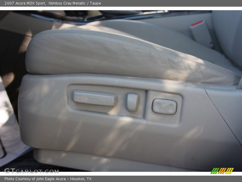 Nimbus Gray Metallic / Taupe 2007 Acura MDX Sport