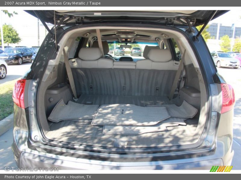 Nimbus Gray Metallic / Taupe 2007 Acura MDX Sport