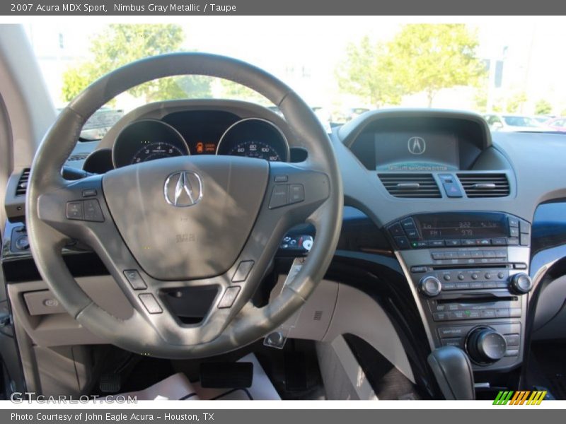 Nimbus Gray Metallic / Taupe 2007 Acura MDX Sport