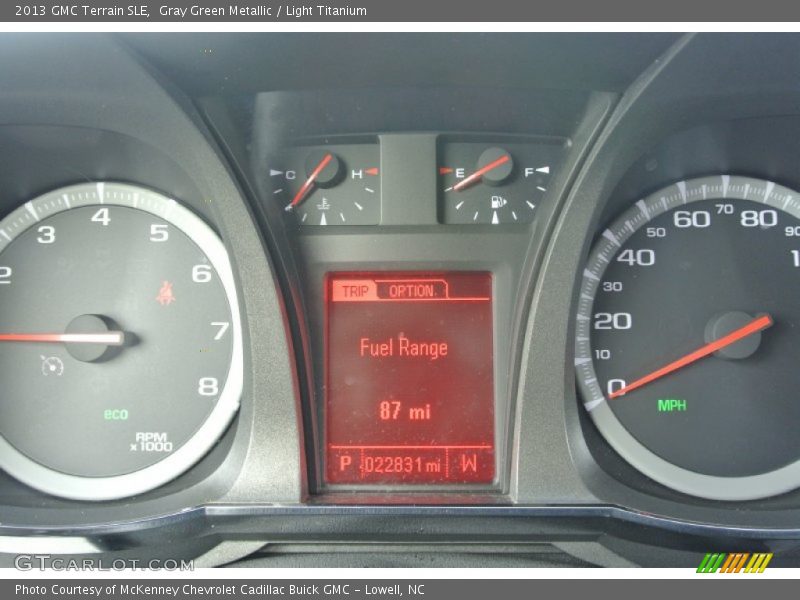 Gray Green Metallic / Light Titanium 2013 GMC Terrain SLE