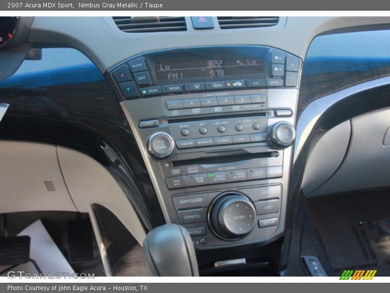 Nimbus Gray Metallic / Taupe 2007 Acura MDX Sport