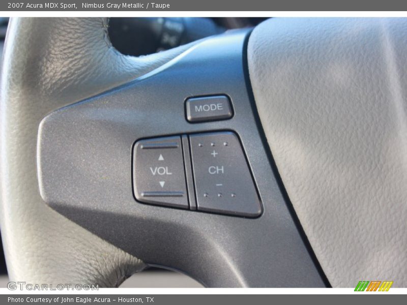 Nimbus Gray Metallic / Taupe 2007 Acura MDX Sport