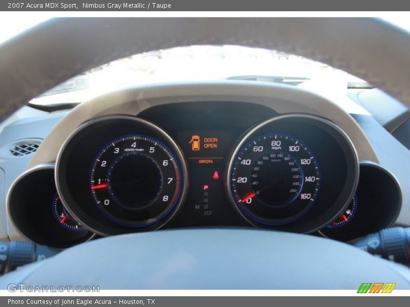 Nimbus Gray Metallic / Taupe 2007 Acura MDX Sport