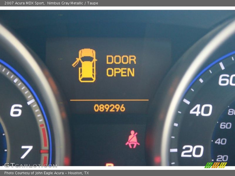 Nimbus Gray Metallic / Taupe 2007 Acura MDX Sport