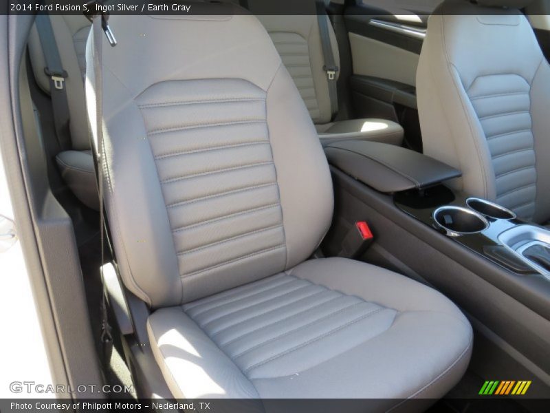 Ingot Silver / Earth Gray 2014 Ford Fusion S