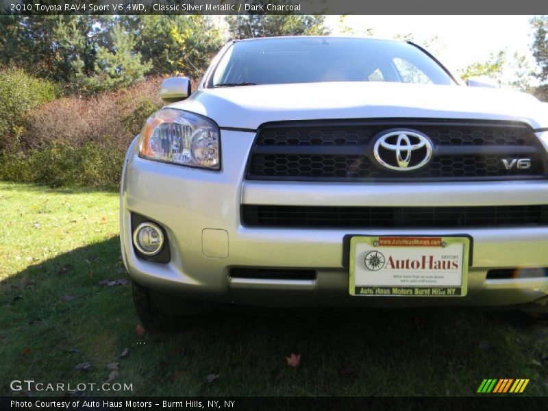 Classic Silver Metallic / Dark Charcoal 2010 Toyota RAV4 Sport V6 4WD