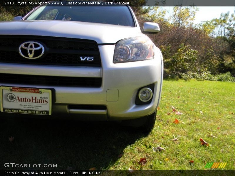 Classic Silver Metallic / Dark Charcoal 2010 Toyota RAV4 Sport V6 4WD