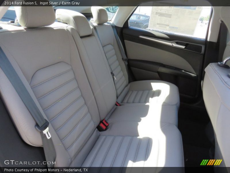 Ingot Silver / Earth Gray 2014 Ford Fusion S