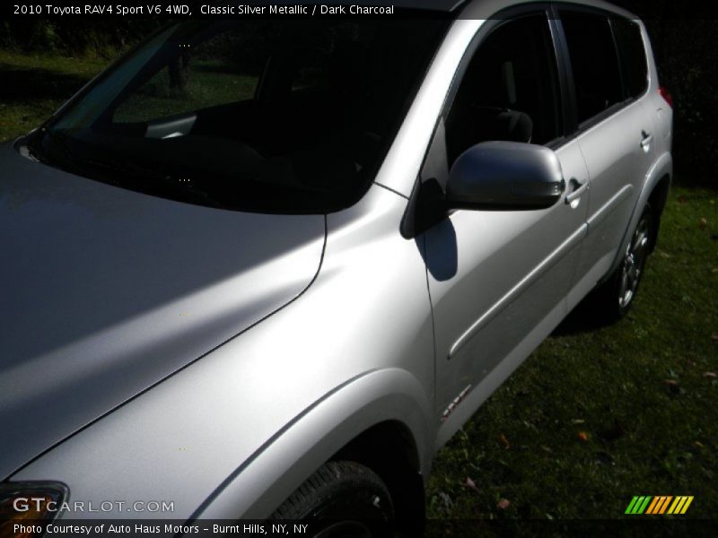Classic Silver Metallic / Dark Charcoal 2010 Toyota RAV4 Sport V6 4WD