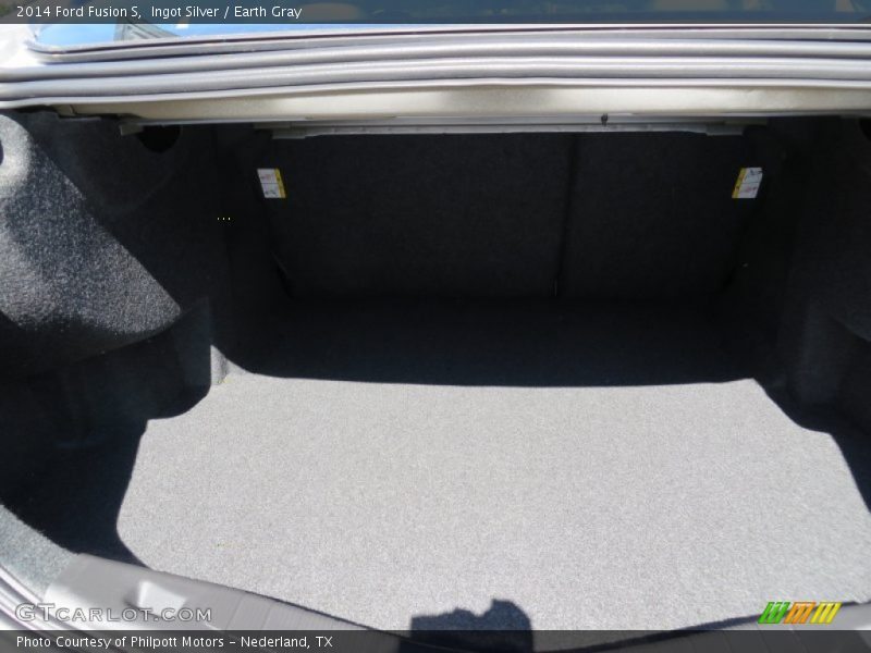 Ingot Silver / Earth Gray 2014 Ford Fusion S