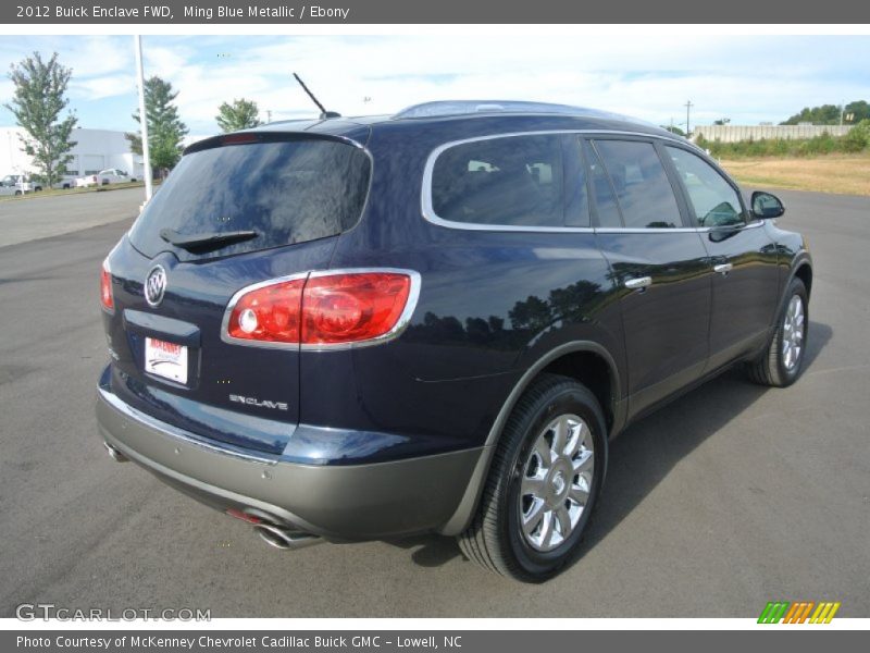 Ming Blue Metallic / Ebony 2012 Buick Enclave FWD
