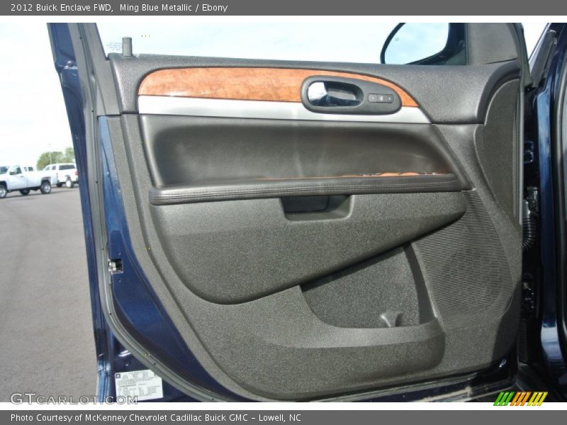 Ming Blue Metallic / Ebony 2012 Buick Enclave FWD