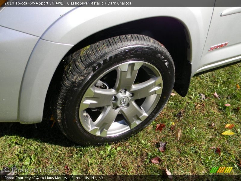 Classic Silver Metallic / Dark Charcoal 2010 Toyota RAV4 Sport V6 4WD