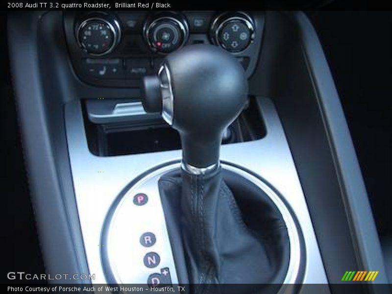 Brilliant Red / Black 2008 Audi TT 3.2 quattro Roadster