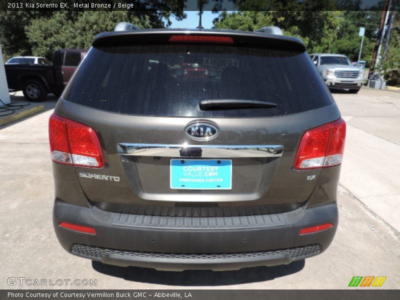 Metal Bronze / Beige 2013 Kia Sorento EX
