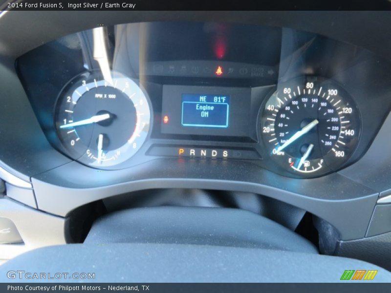 Ingot Silver / Earth Gray 2014 Ford Fusion S