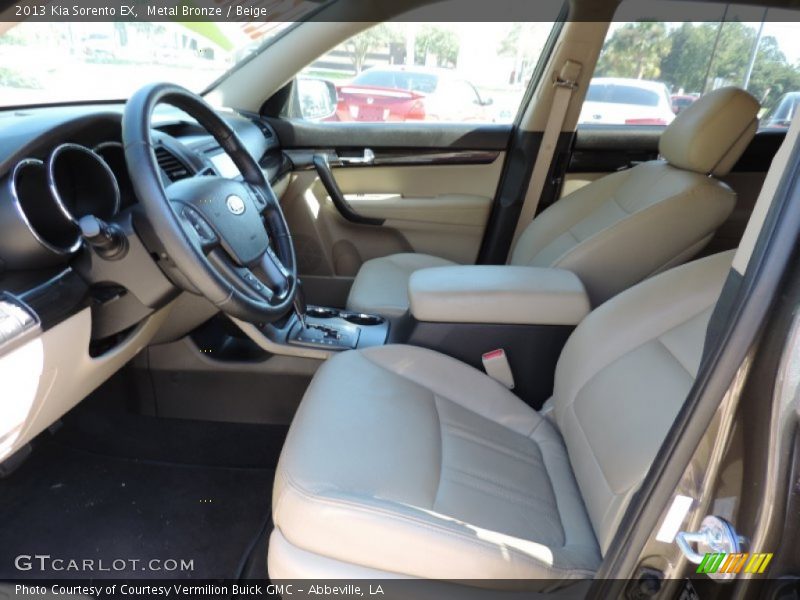 Metal Bronze / Beige 2013 Kia Sorento EX