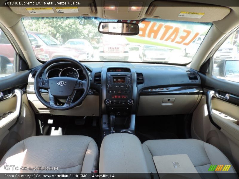 Metal Bronze / Beige 2013 Kia Sorento EX