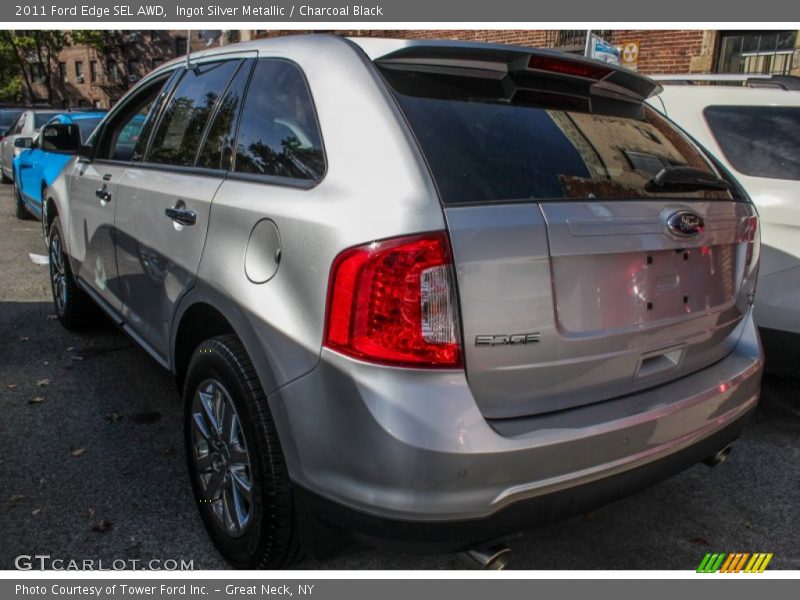 Ingot Silver Metallic / Charcoal Black 2011 Ford Edge SEL AWD