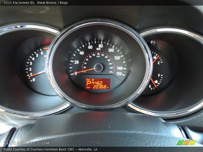  2013 Sorento EX EX Gauges