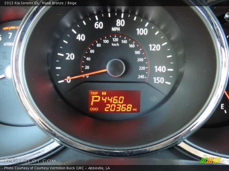 Metal Bronze / Beige 2013 Kia Sorento EX