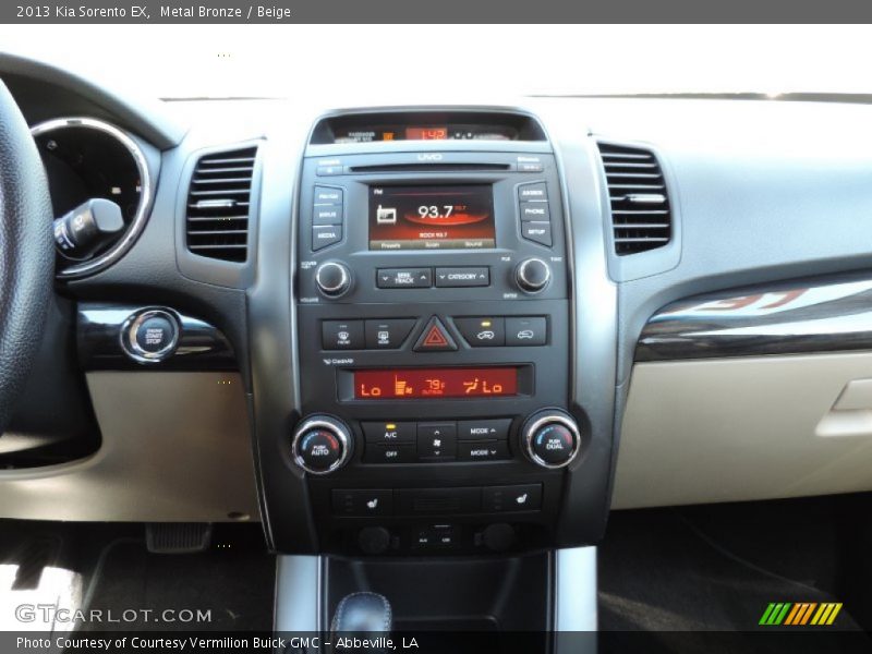 Metal Bronze / Beige 2013 Kia Sorento EX