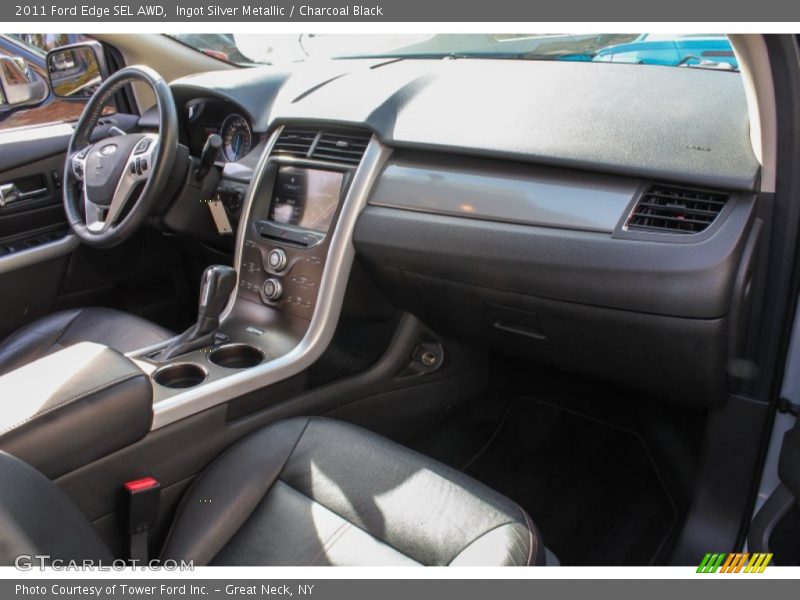 Ingot Silver Metallic / Charcoal Black 2011 Ford Edge SEL AWD
