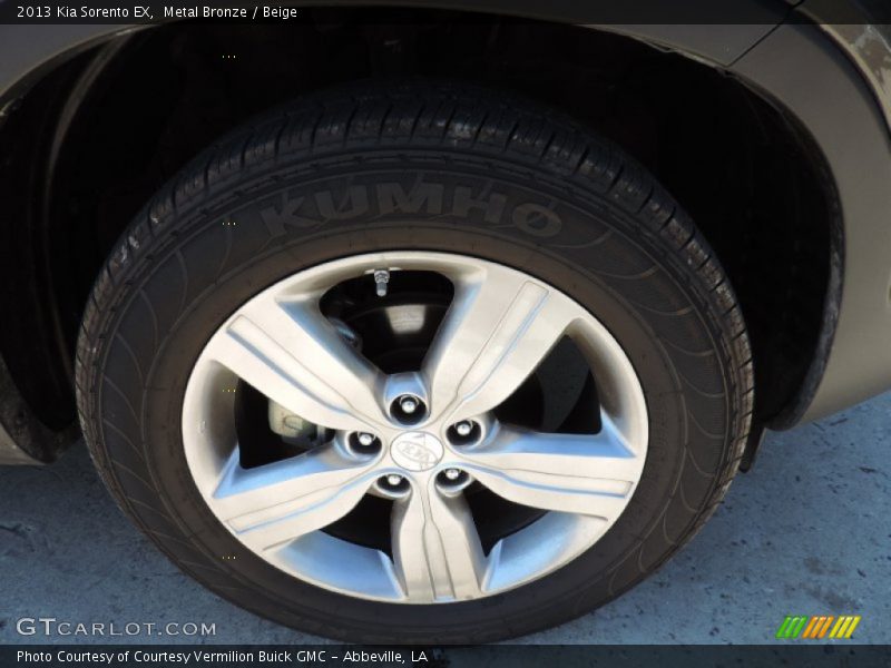 Metal Bronze / Beige 2013 Kia Sorento EX
