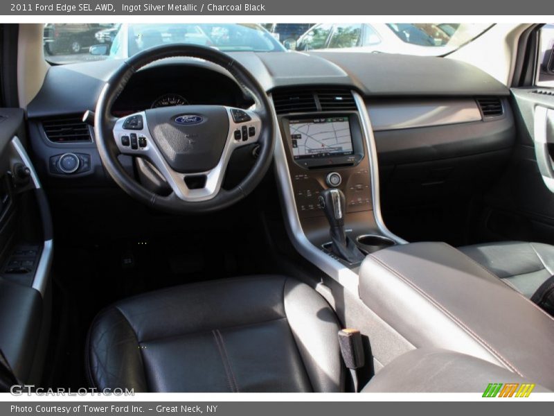 Ingot Silver Metallic / Charcoal Black 2011 Ford Edge SEL AWD