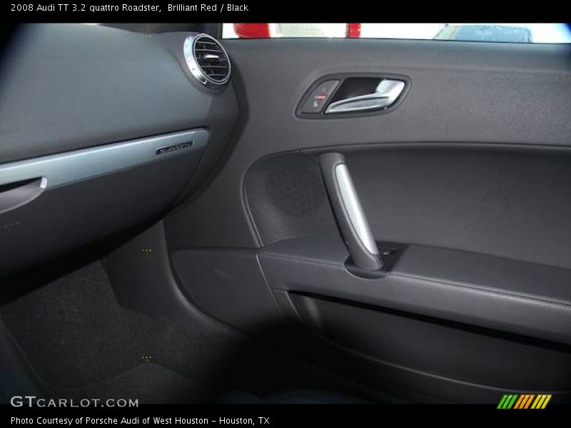 Brilliant Red / Black 2008 Audi TT 3.2 quattro Roadster