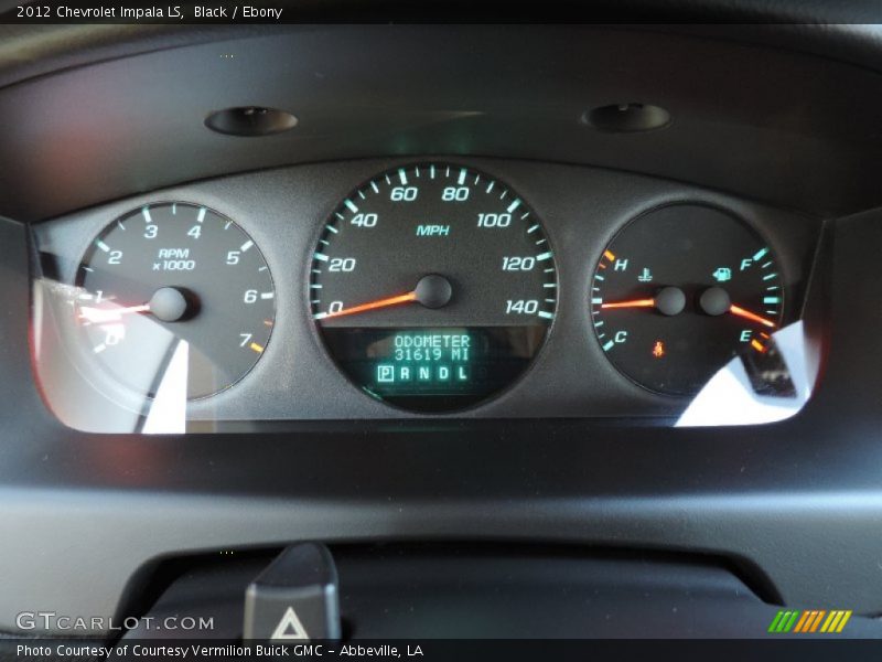 Black / Ebony 2012 Chevrolet Impala LS