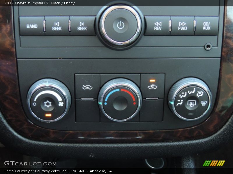 Black / Ebony 2012 Chevrolet Impala LS