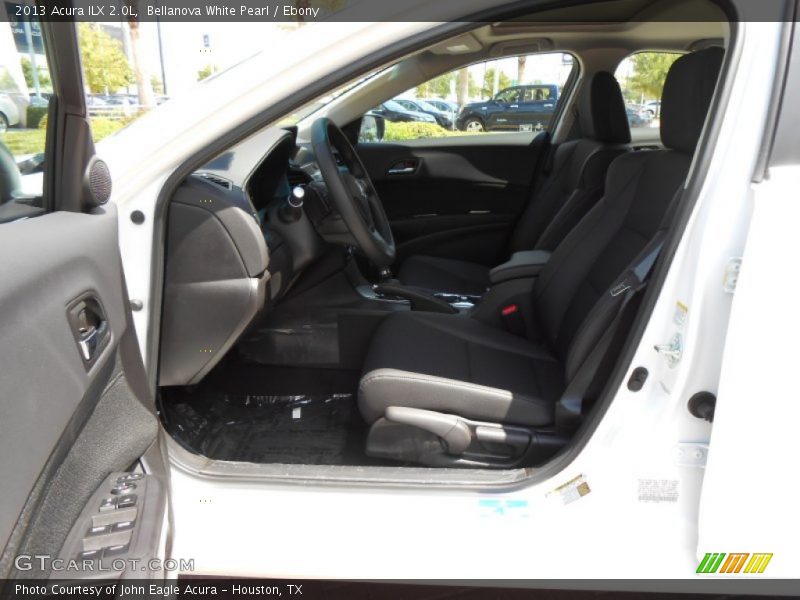 Bellanova White Pearl / Ebony 2013 Acura ILX 2.0L