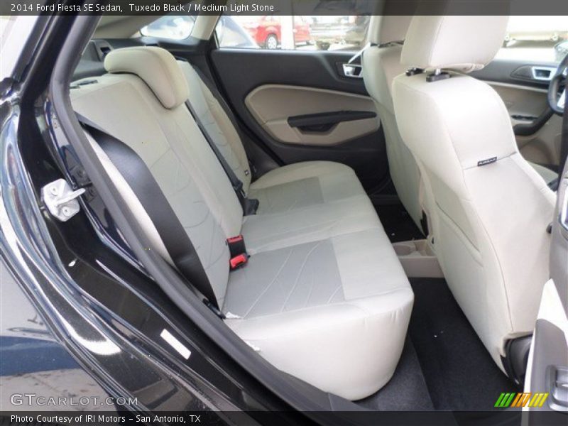 Tuxedo Black / Medium Light Stone 2014 Ford Fiesta SE Sedan