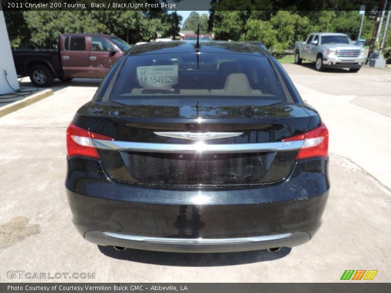 Black / Black/Light Frost Beige 2011 Chrysler 200 Touring