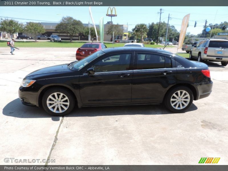 Black / Black/Light Frost Beige 2011 Chrysler 200 Touring