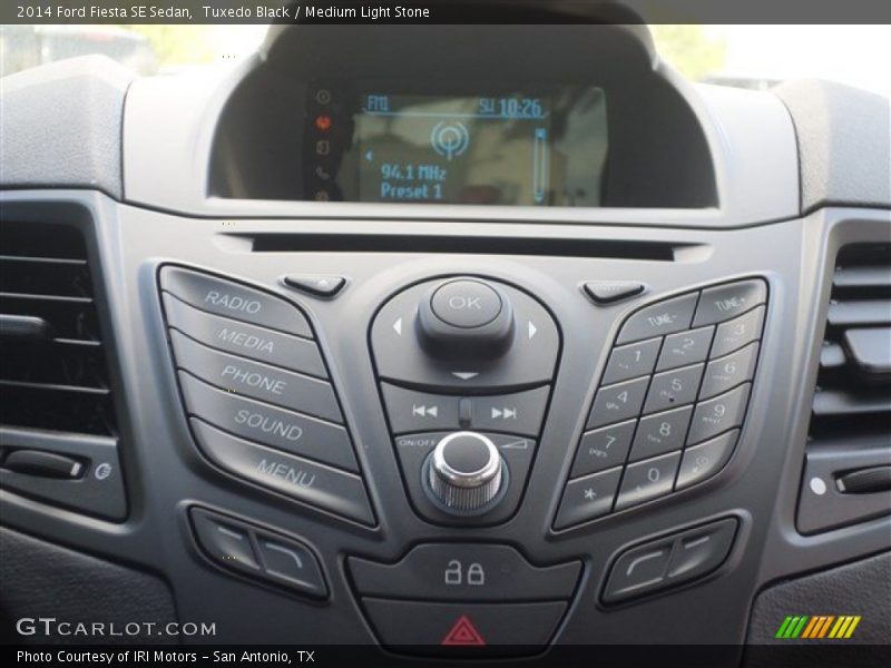 Tuxedo Black / Medium Light Stone 2014 Ford Fiesta SE Sedan