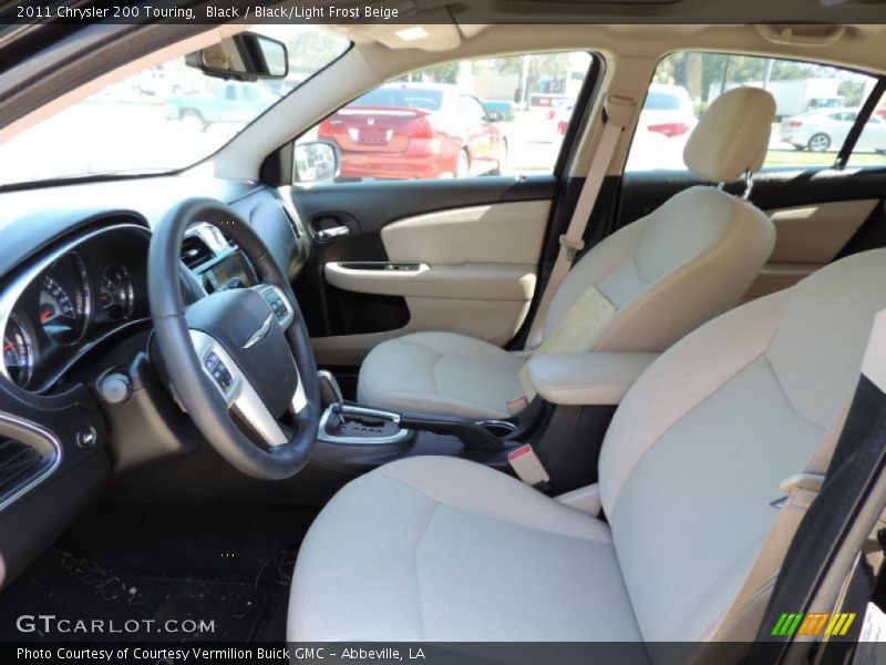 Black / Black/Light Frost Beige 2011 Chrysler 200 Touring