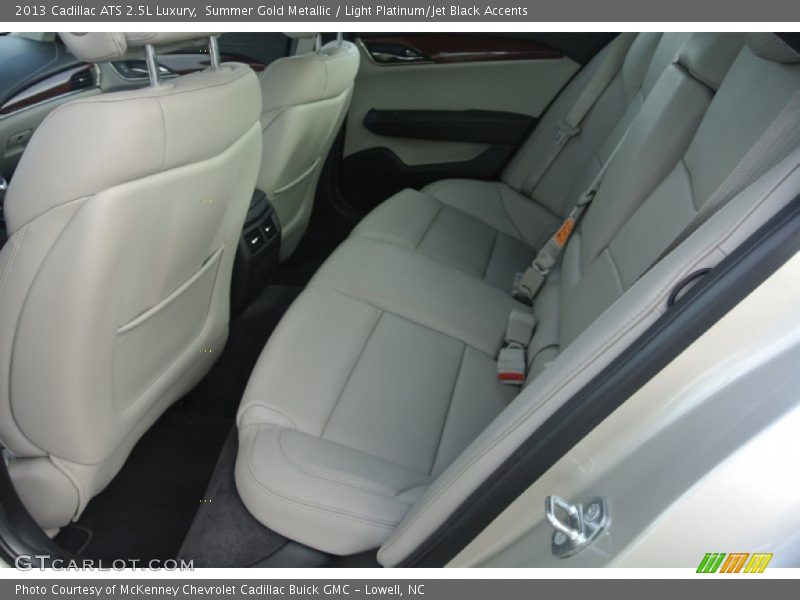 Summer Gold Metallic / Light Platinum/Jet Black Accents 2013 Cadillac ATS 2.5L Luxury
