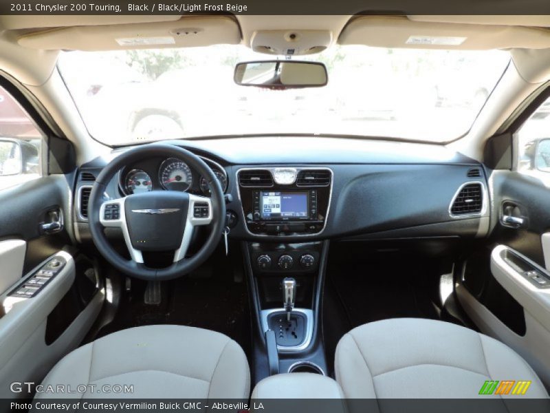 Black / Black/Light Frost Beige 2011 Chrysler 200 Touring