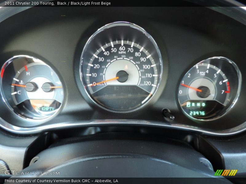Black / Black/Light Frost Beige 2011 Chrysler 200 Touring