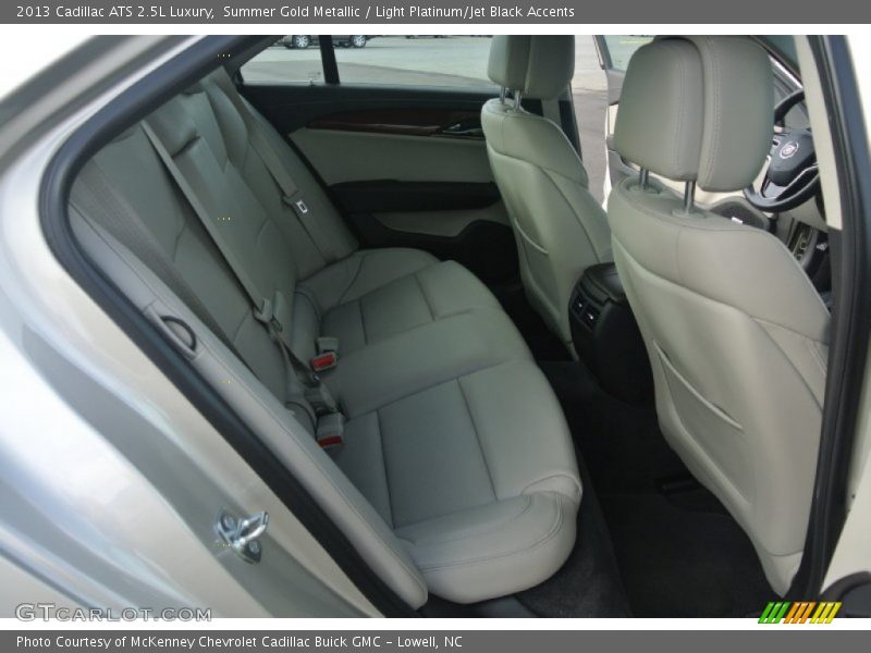 Summer Gold Metallic / Light Platinum/Jet Black Accents 2013 Cadillac ATS 2.5L Luxury