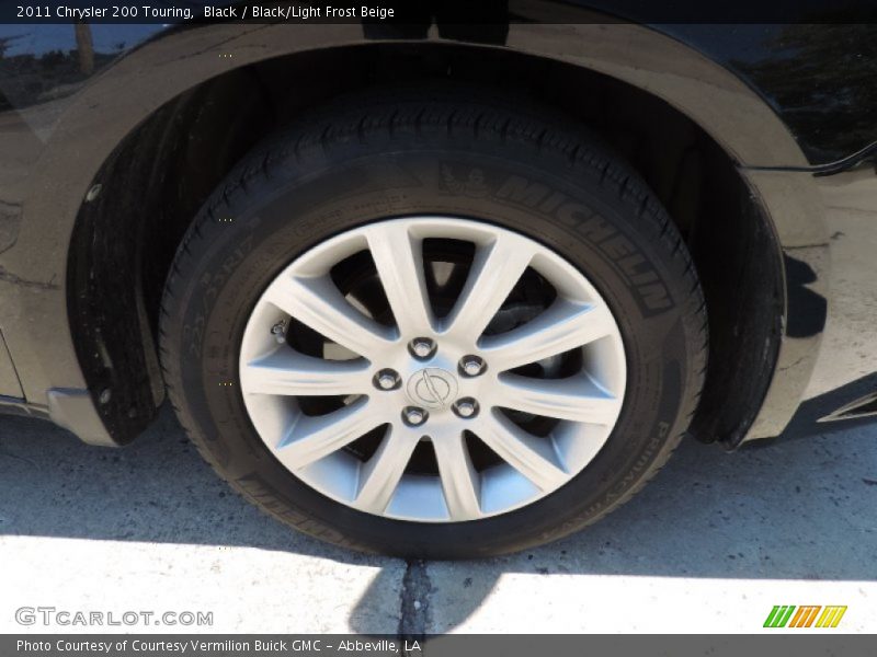 Black / Black/Light Frost Beige 2011 Chrysler 200 Touring