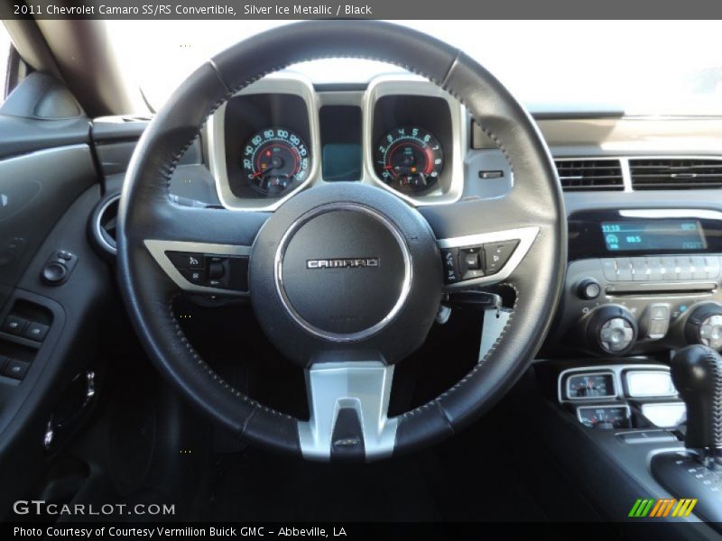 Silver Ice Metallic / Black 2011 Chevrolet Camaro SS/RS Convertible