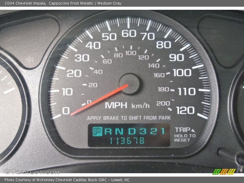 Cappuccino Frost Metallic / Medium Gray 2004 Chevrolet Impala