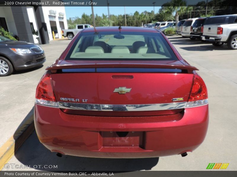 Red Jewel Tintcoat / Gray 2009 Chevrolet Impala LT