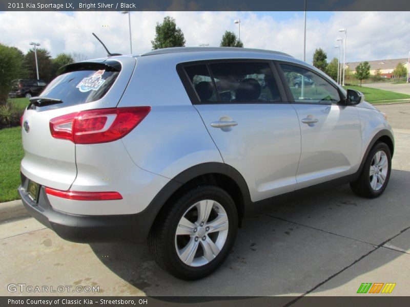 Bright Silver / Black 2011 Kia Sportage LX