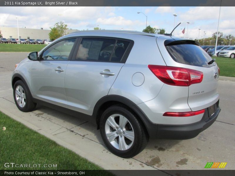 Bright Silver / Black 2011 Kia Sportage LX