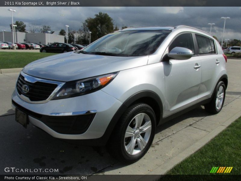 Bright Silver / Black 2011 Kia Sportage LX