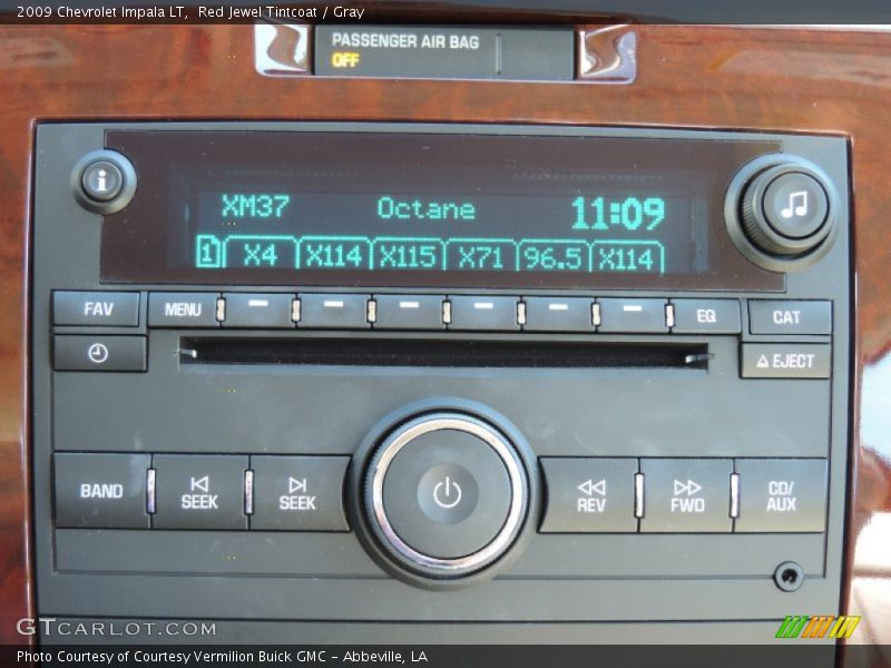 Red Jewel Tintcoat / Gray 2009 Chevrolet Impala LT
